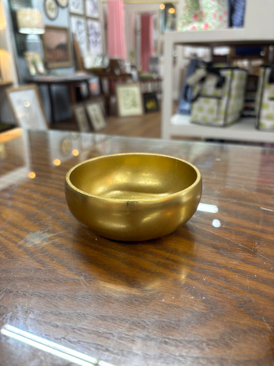 Gold Finish Jewelry Dish