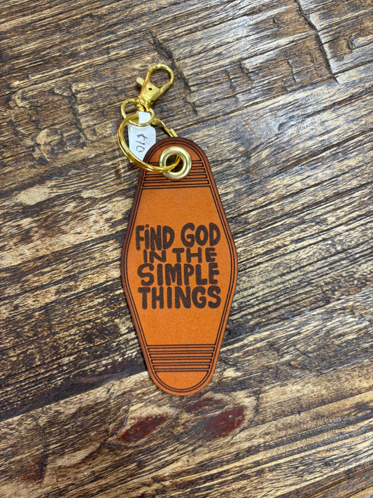 Leather Keychain