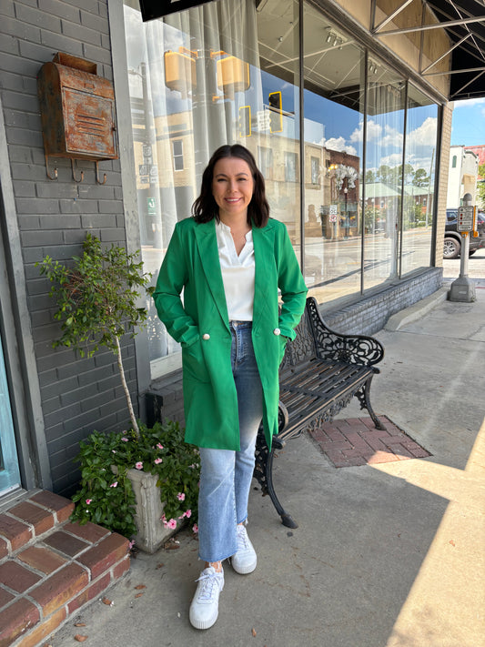 Mid Length Long Sleeve Coat