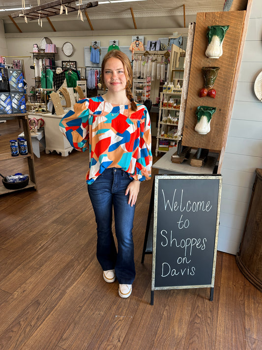 Multicolor Printed Blouse