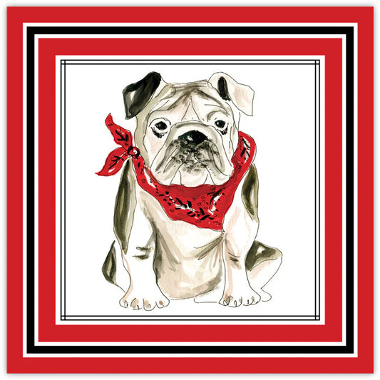 Bulldog Square Placemats