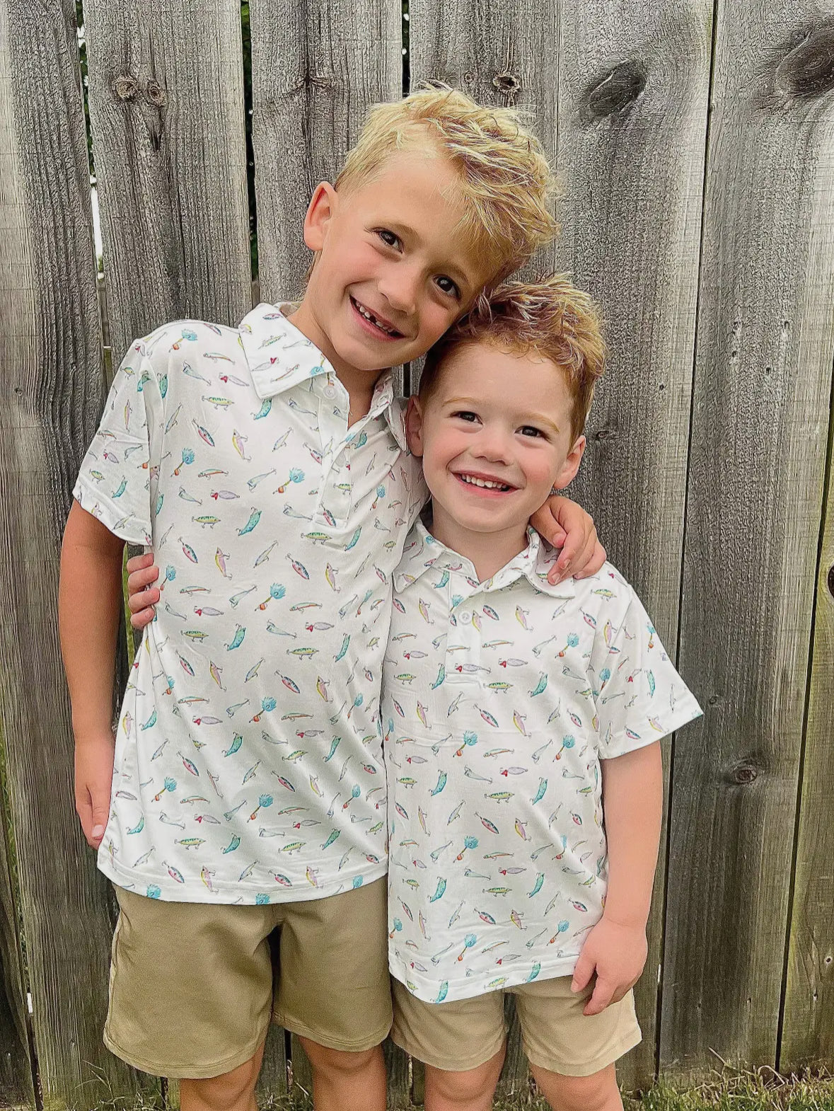 Boys Fishing Performance Polo