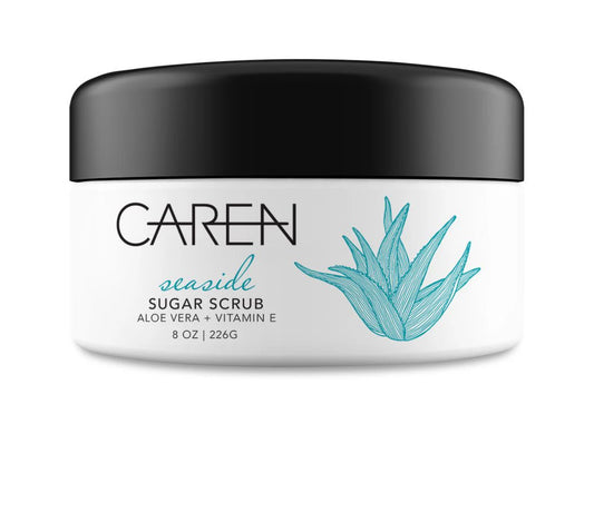 Caren Sugar Scrub - Seaside 8 oz Glass Bottle