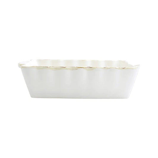 Italian Bakers Medium Rectangular Baker - White