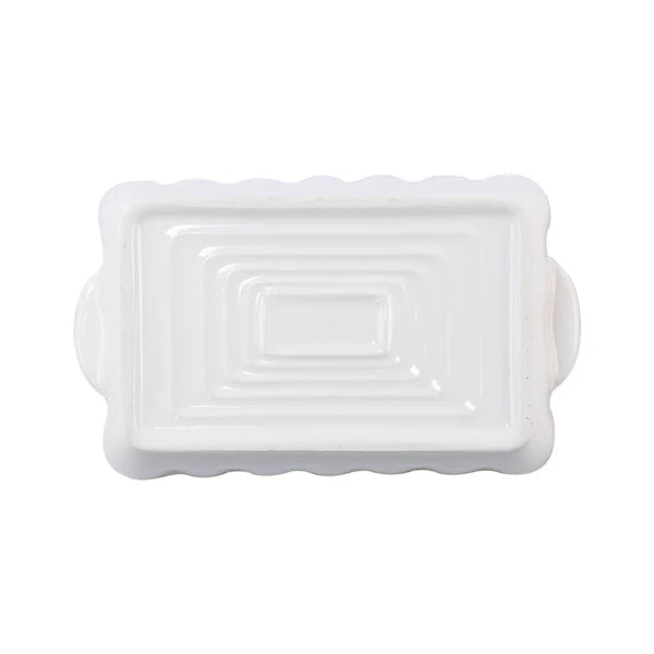 Italian Baker- Small Rectangular- White