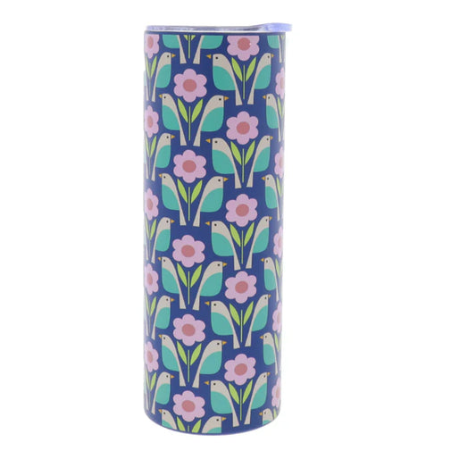 Birdie 20 Oz. Skinny Tumbler With Lid And Straw