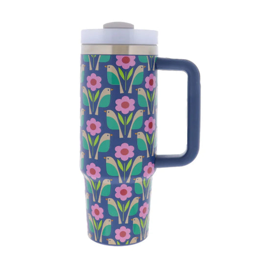 Birdie 30 Oz. Tumbler With Straw and Handle