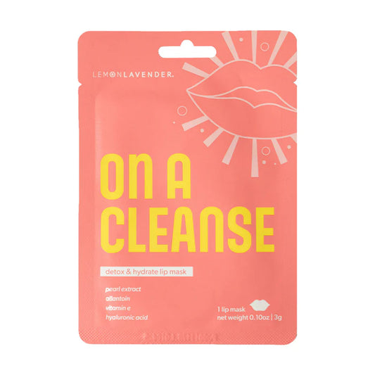Lemon Lavender On A Cleanse Hydrogel Lip Mask Detox and Hydrate Lip Mask