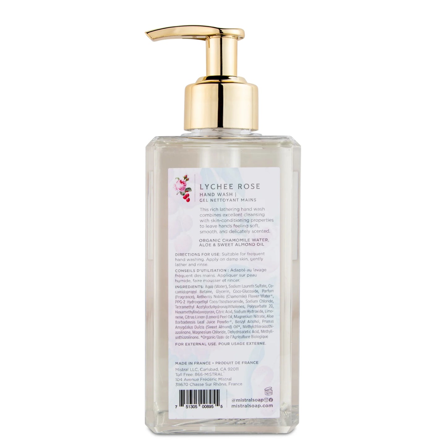 Mistral Luxe Lychee Rose Hand Wash