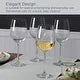 Mikasa Lana Balloon Red Wine Glasses Set of 4