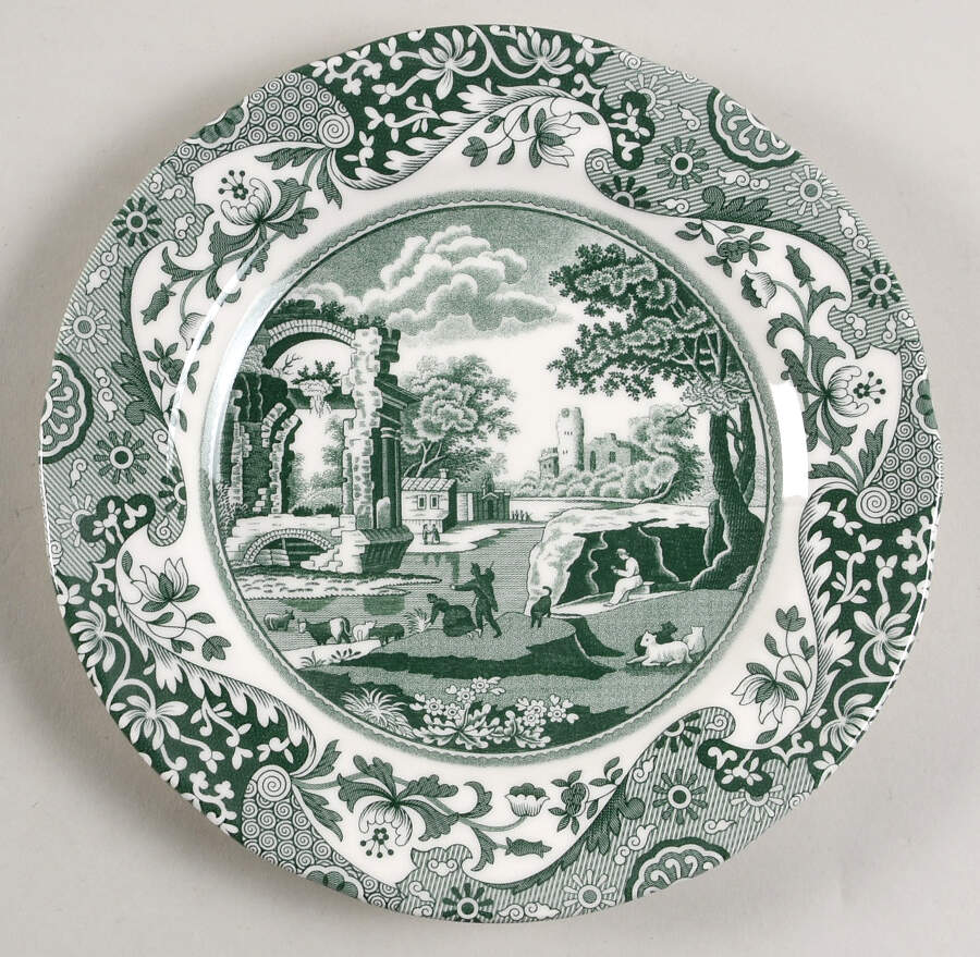 Spode Green Italian Salad Plate