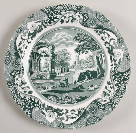Spode Green Italian Dinner Plate