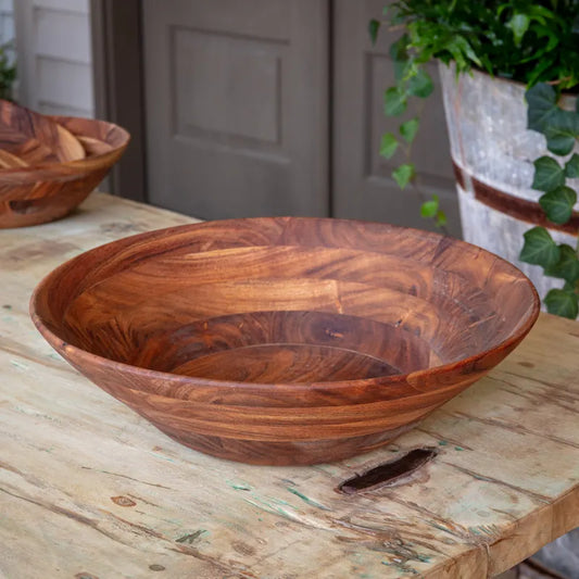 Wooden Serving Bowl Large