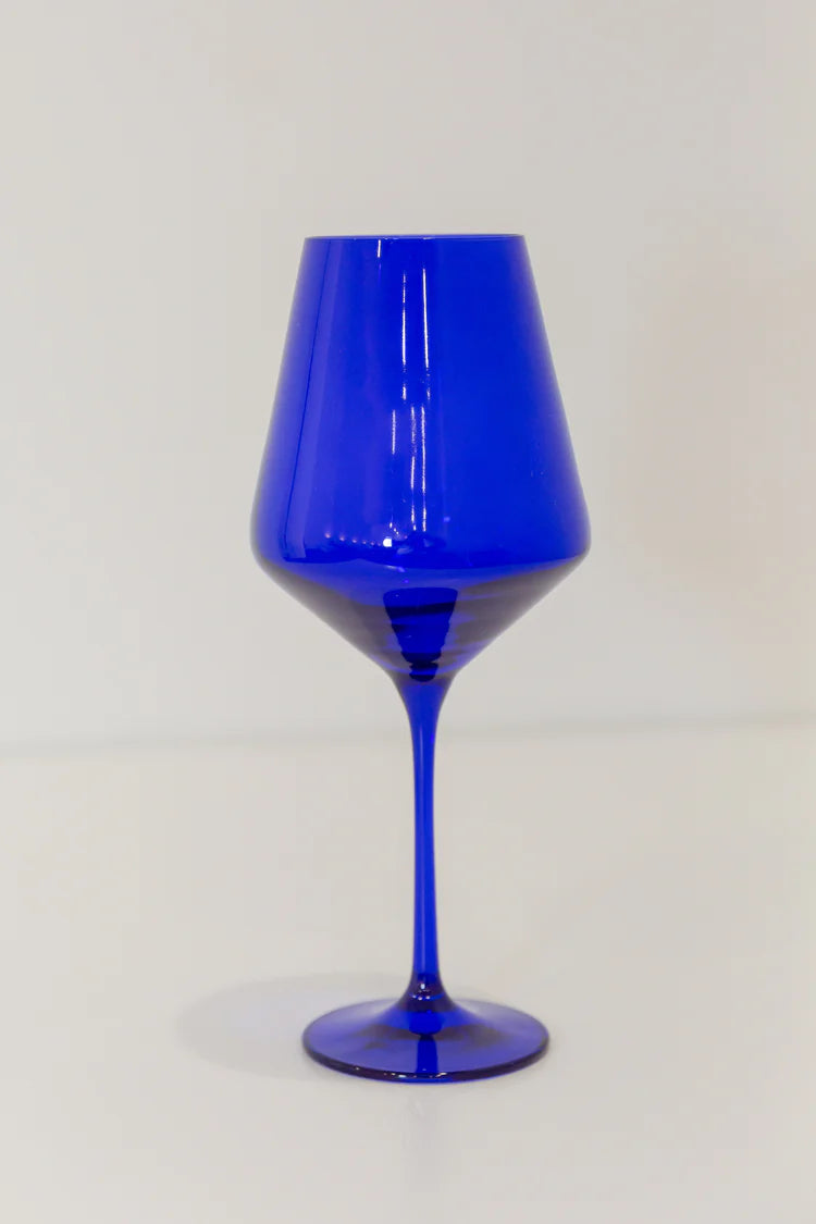 Estelle Wine Stemware-Royal Blue