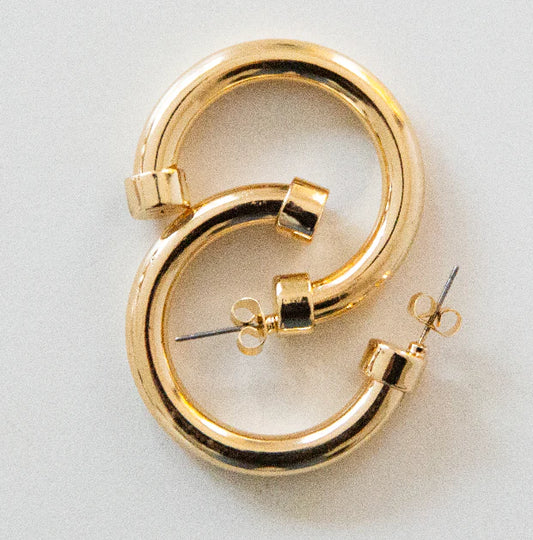 Gold Mini Hoo Hoops