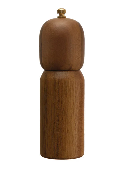 Bloomingville Acacia Wood Salt/Pepper Mill Set