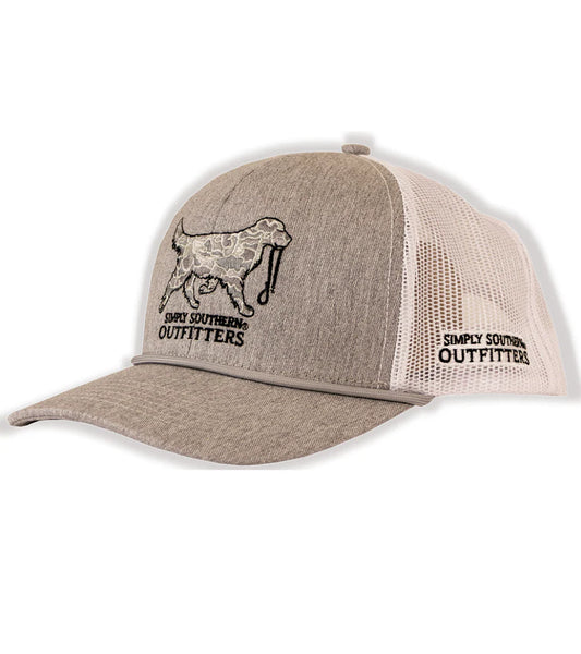Simply Southern Grey Camo Dog Hat