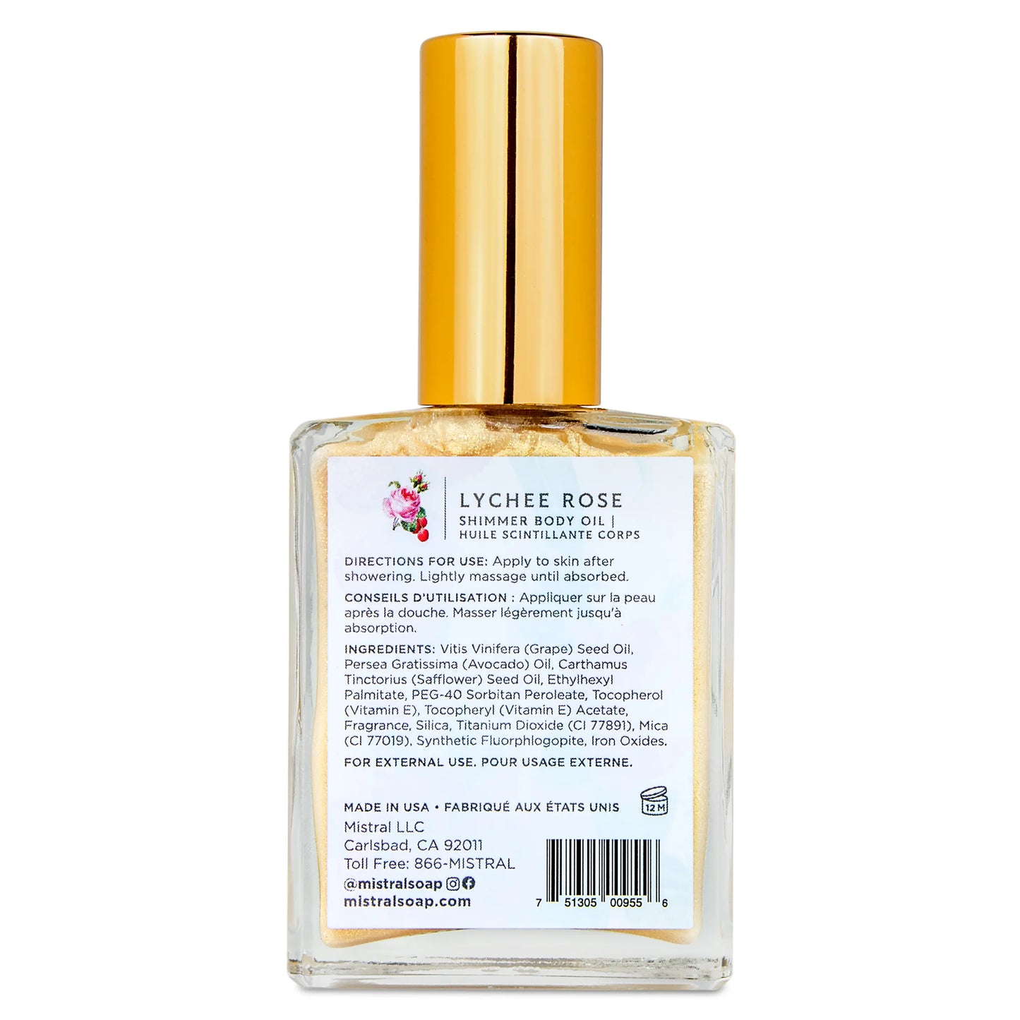 Mistral Luxe Shimmer Body Oil