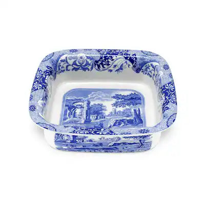 Spode Blue Italian Square Rim Dish