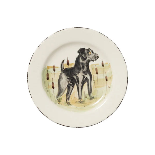 Wildlife Hunting Dog Salad Plate