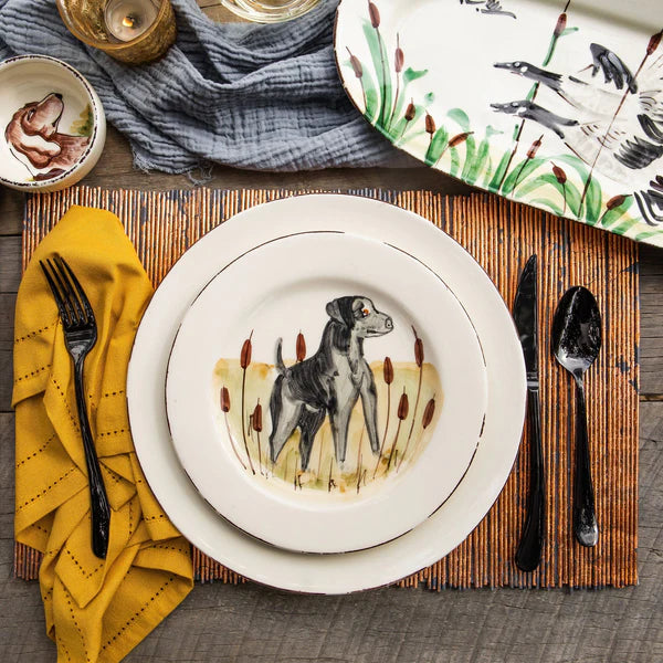 Wildlife Hunting Dog Salad Plate