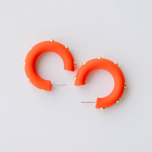 Earrings Candace Medium Orange