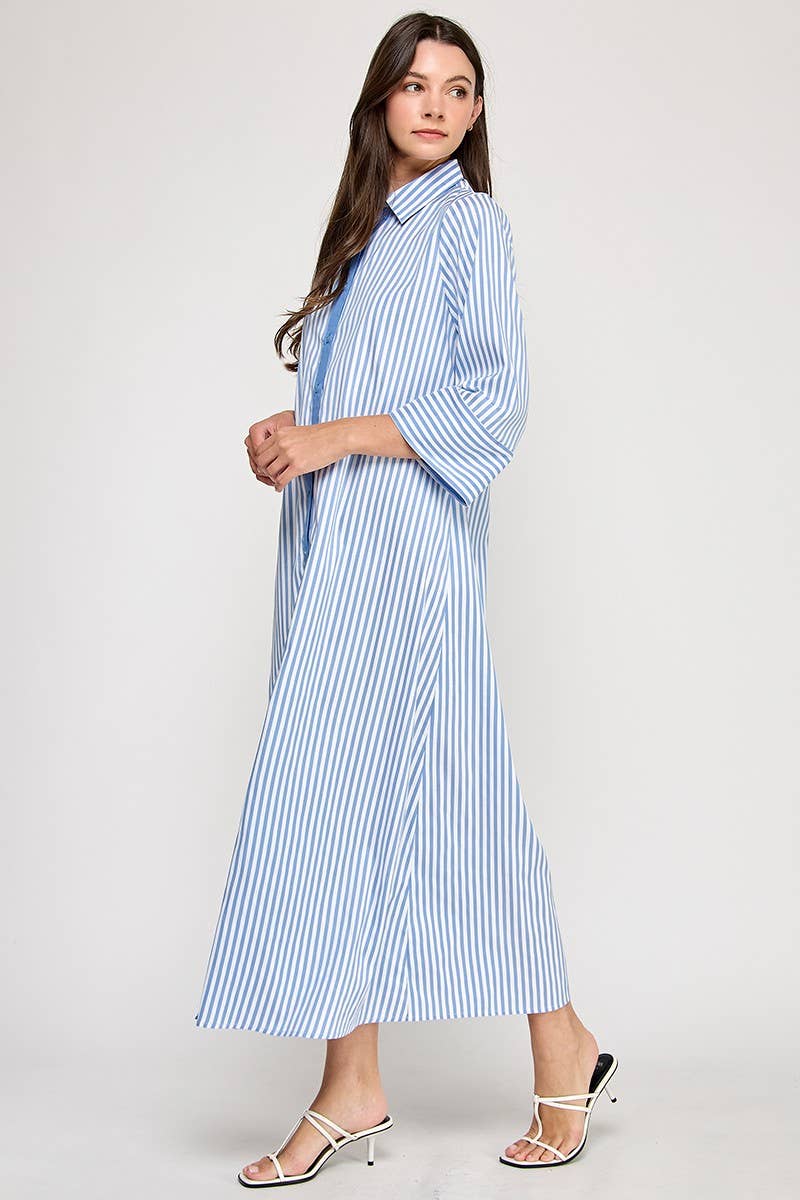Striped Maxi Dress