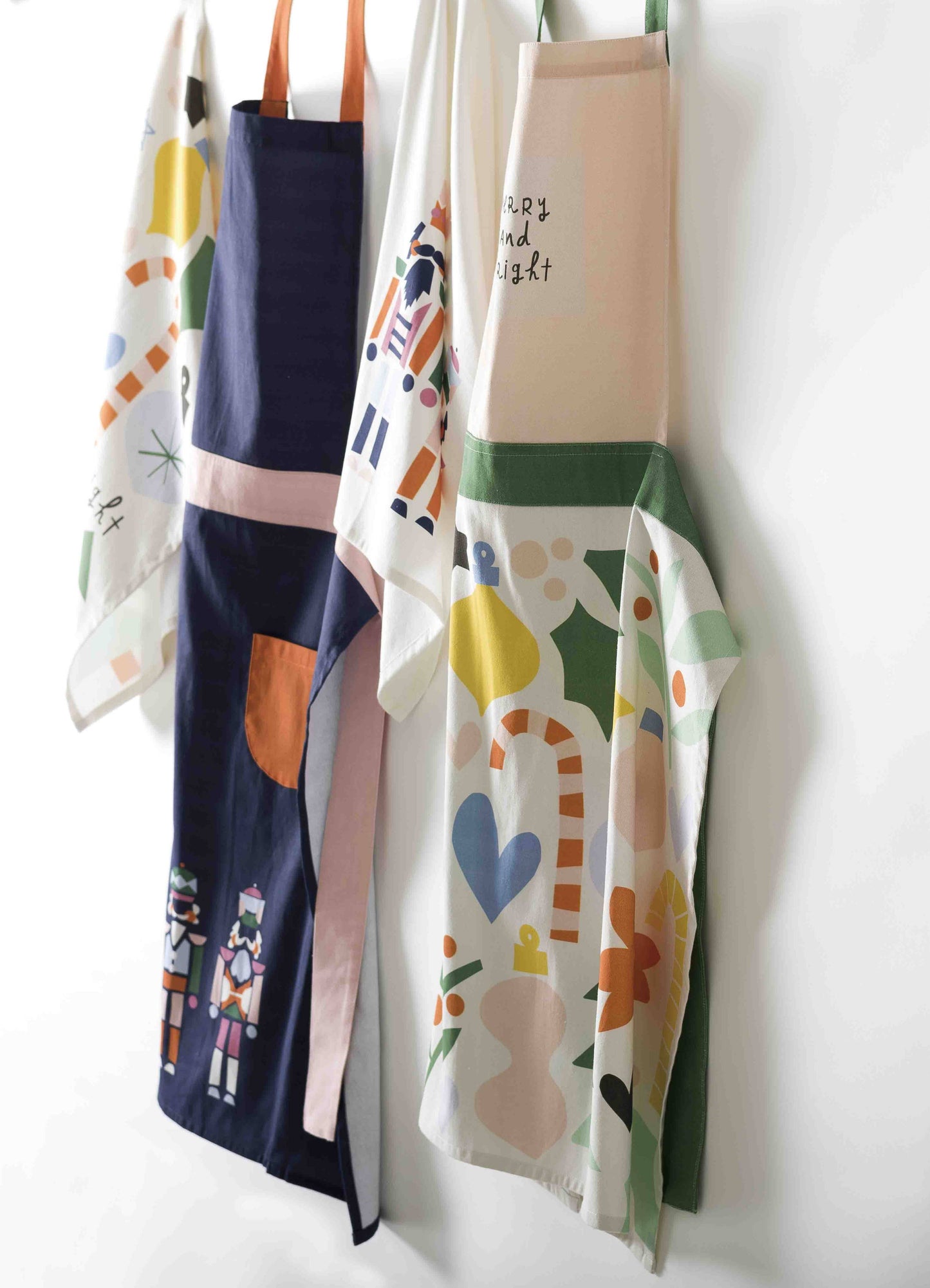 Holiday Icons Print Apron