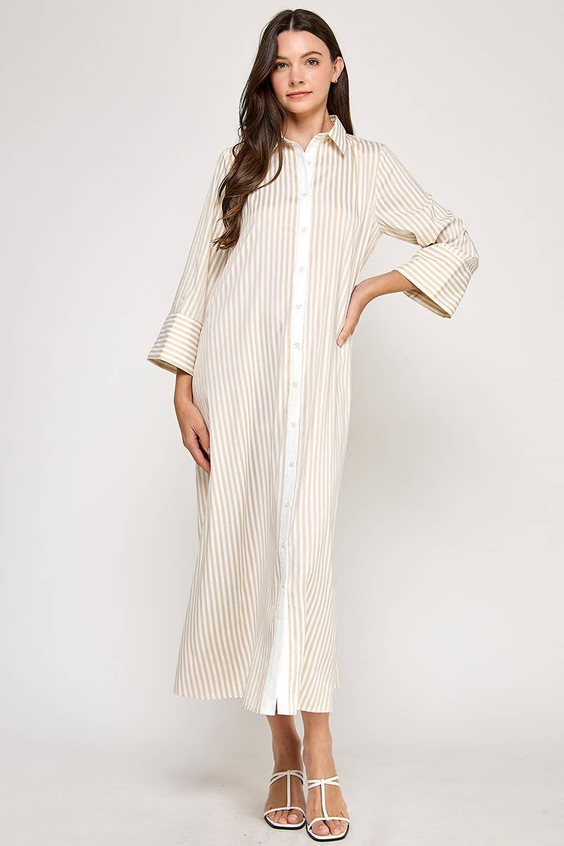 Striped Maxi Dress