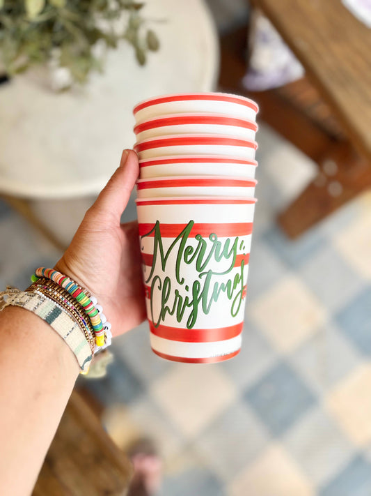 Merry Christmas Reusable Party Cups