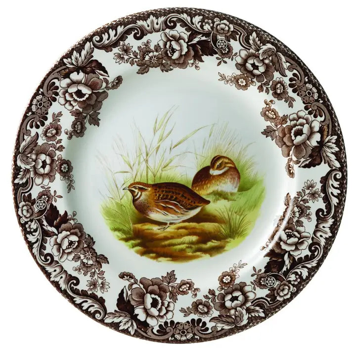 Spode Woodland Dinner Plates