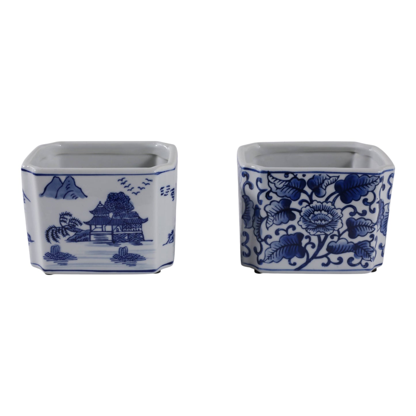 Blue and White Cermaic Pencil Cup
