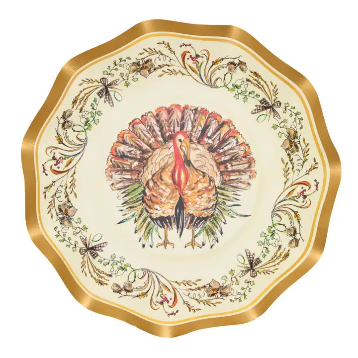 Turkey & Gourds Appetizer/Dessert Bowls