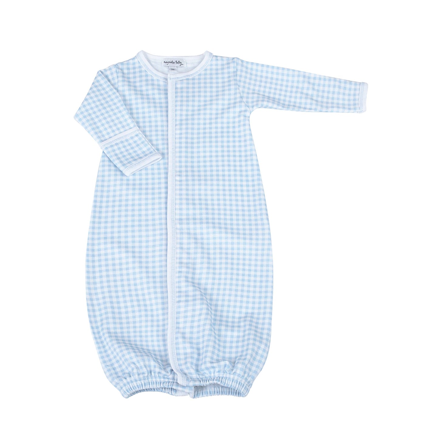 Pima Cotton Mini Checks Converter - Blue