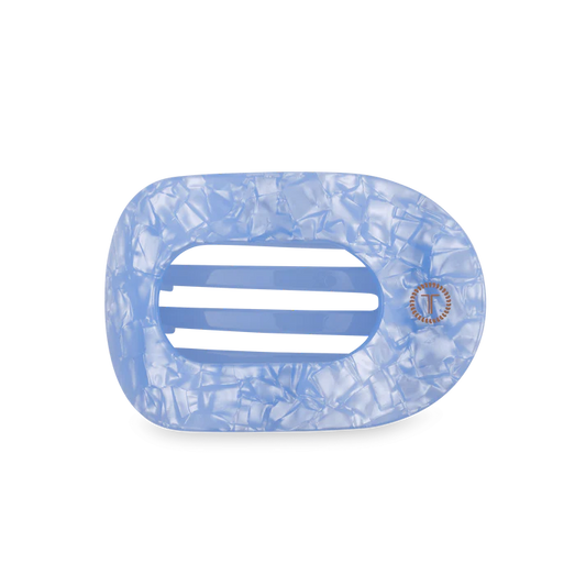TELETIES - Blue Lagoon Round Flat Clip Medium