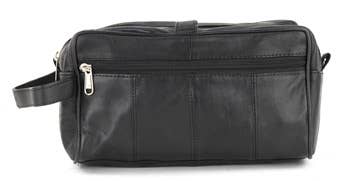 Double Zipper Shaving Bag