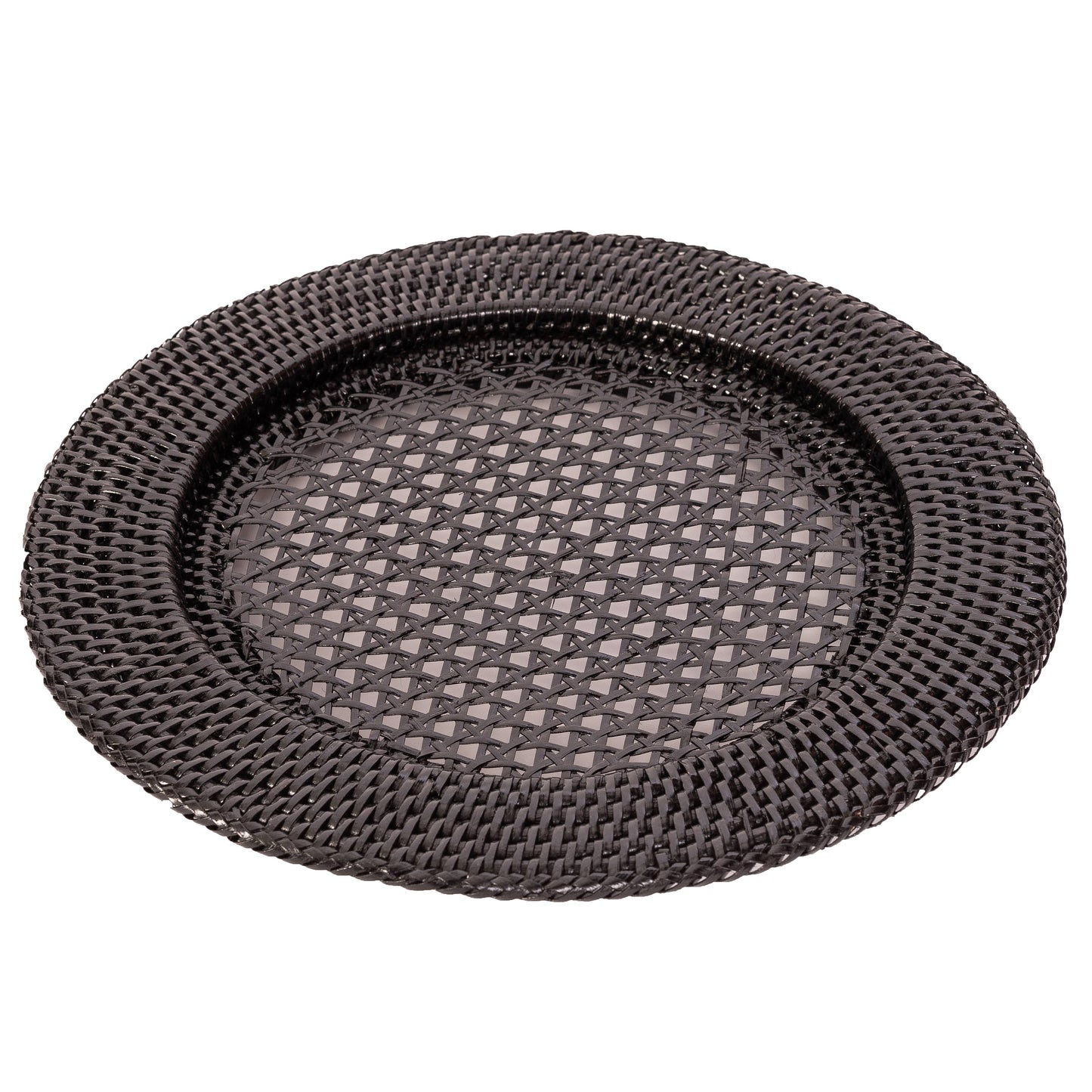 Rattan Open Weave Charger