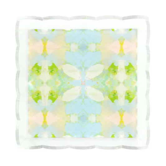 Laura Park Elephant Falls Scalloped Tray Small