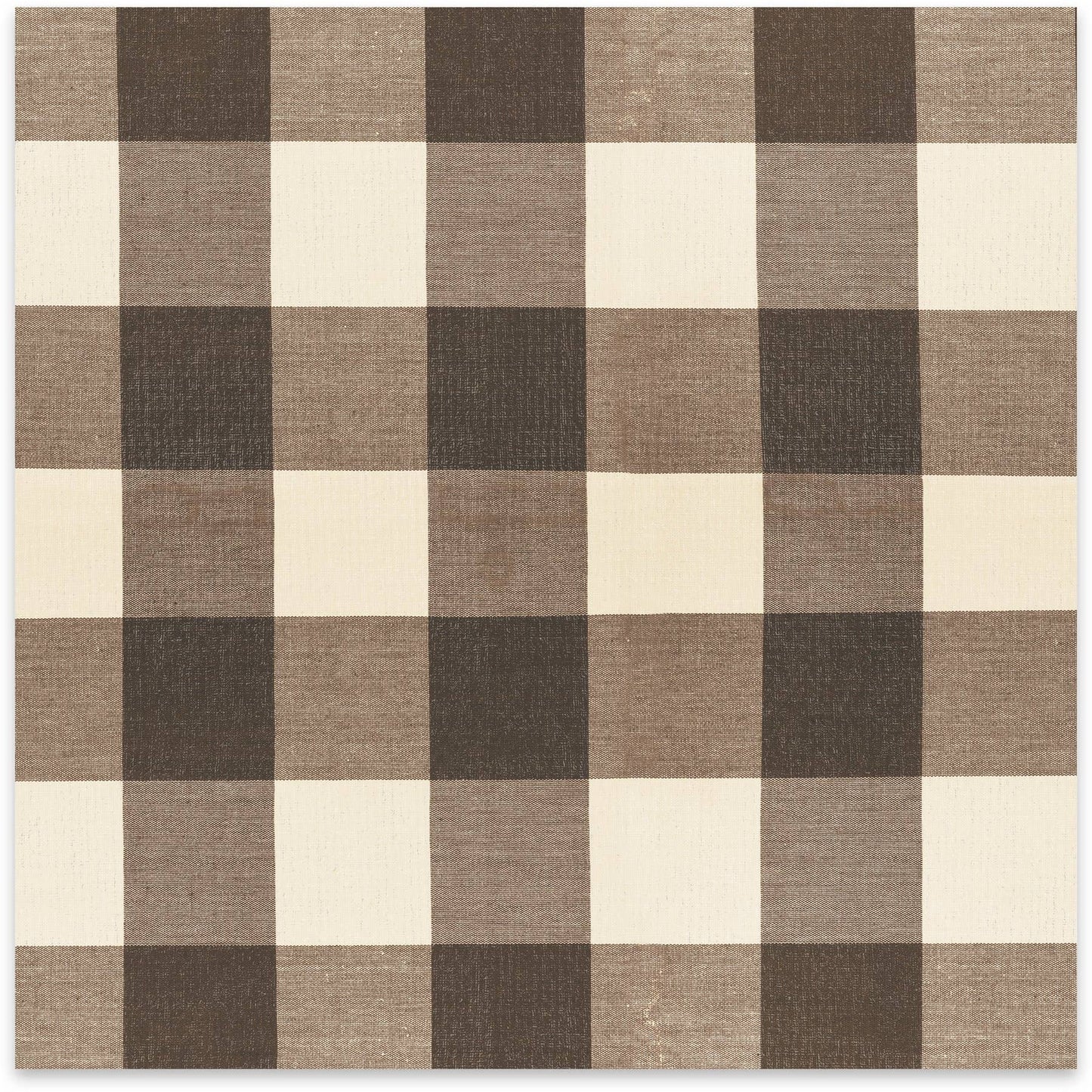 Brown Buffalo Check Paper Table Runner