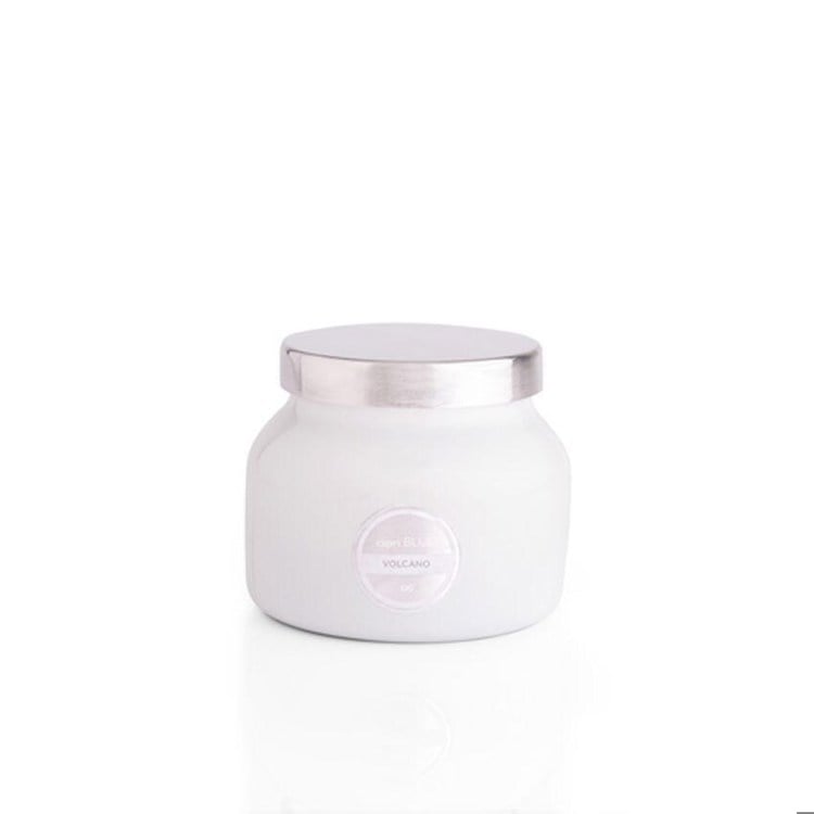 VOLCANO WHITE SIGNATURE PETITE JAR, 8 OZ