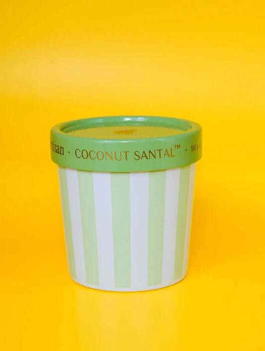 Coconut Santal Artisan Caffe Capri Gelato Cup