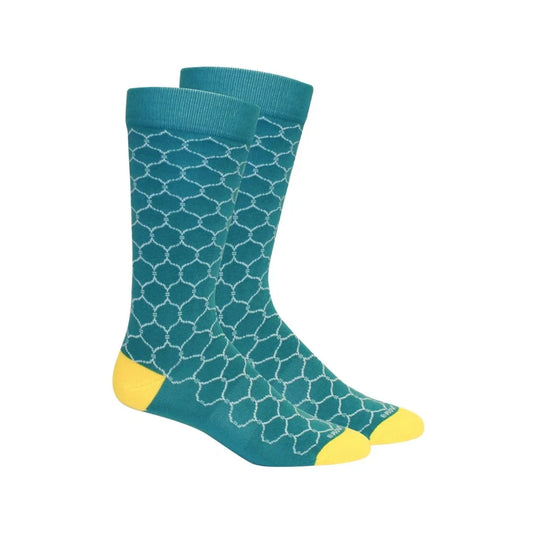 Men's Castaway Teal Socks