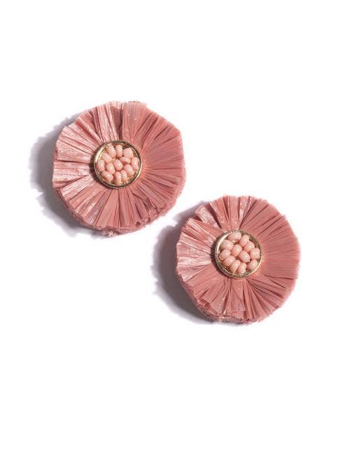 SHIRALEAH - AUGUSTA EARRINGS, ROSE