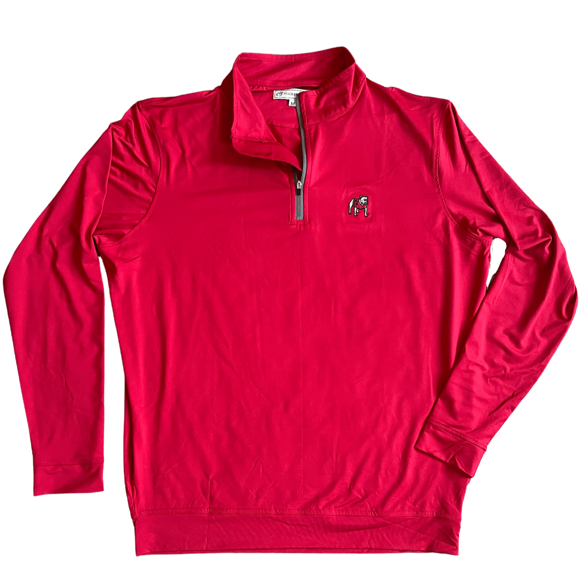 Red UGA 1/4 Zip Performance Pullover