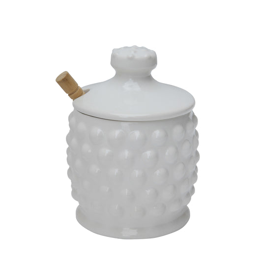 Honey Jar with Honey Dipper, Set of 2