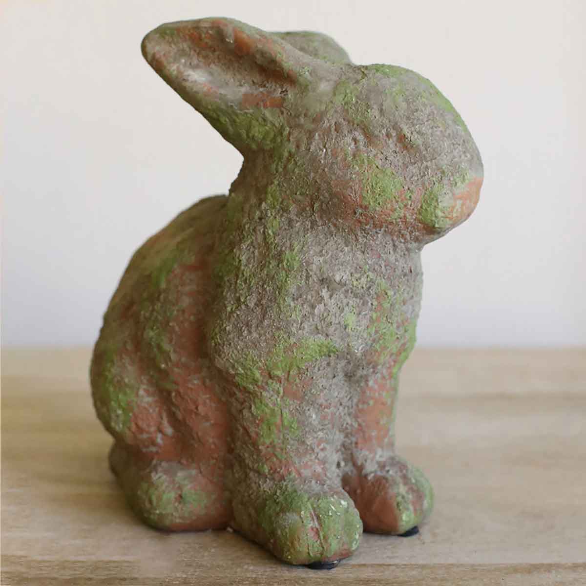 Terracotta Sitting Bunny  8.25x8.5x5.5