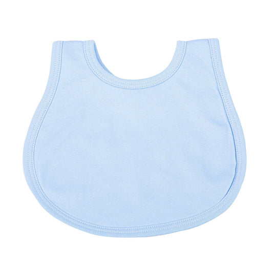 Luna & Arlo Basics Pima Cotton Bib - Sky