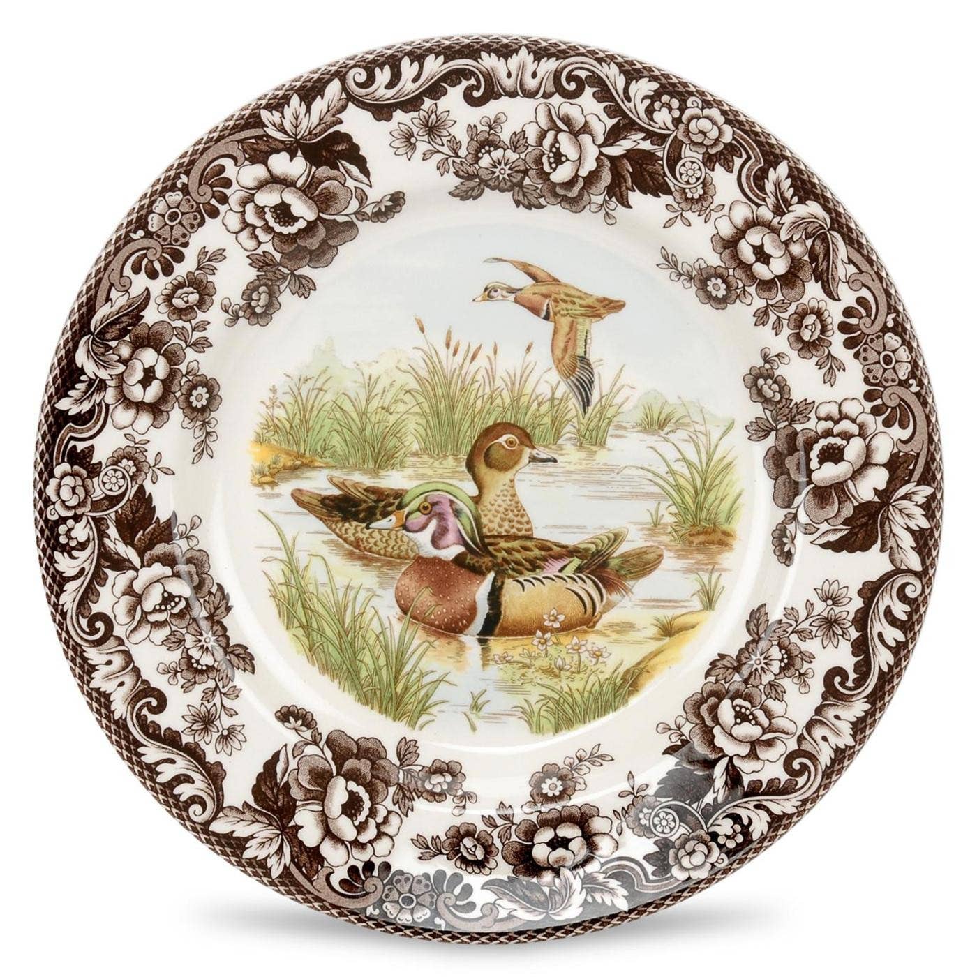 Spode Woodland Salad Plate- Wood Duck