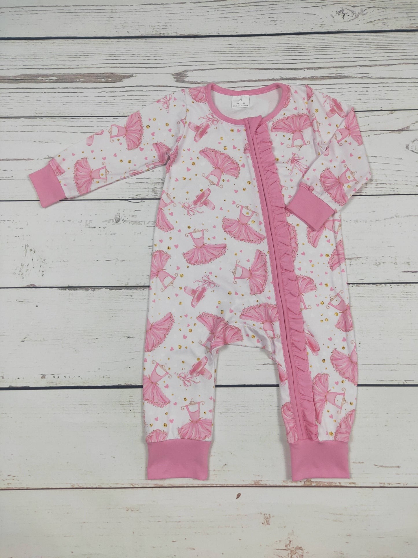 Baby Girl Pink Zip Sleeper