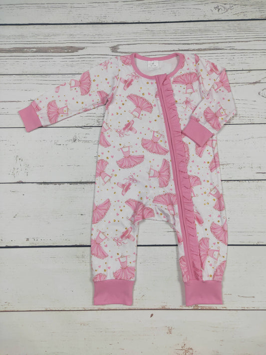Baby Girl Pink Zip Sleeper